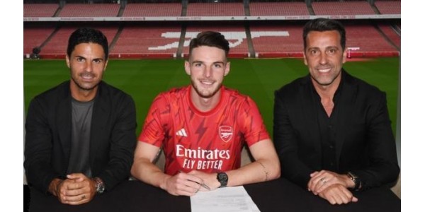 Declan Rice todavía elige la camiseta No. 41